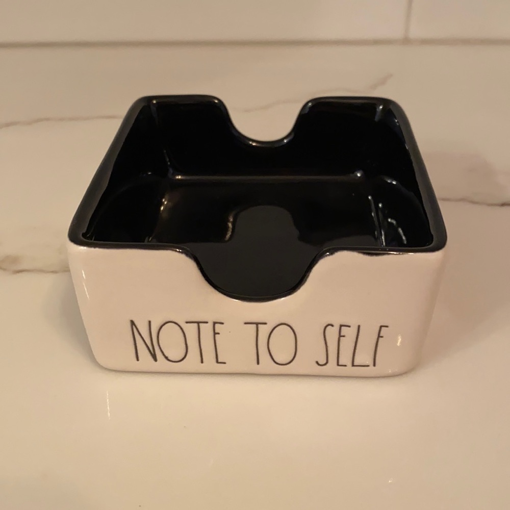 Rae Dunn “Note To Self” Post-It Note Holder.